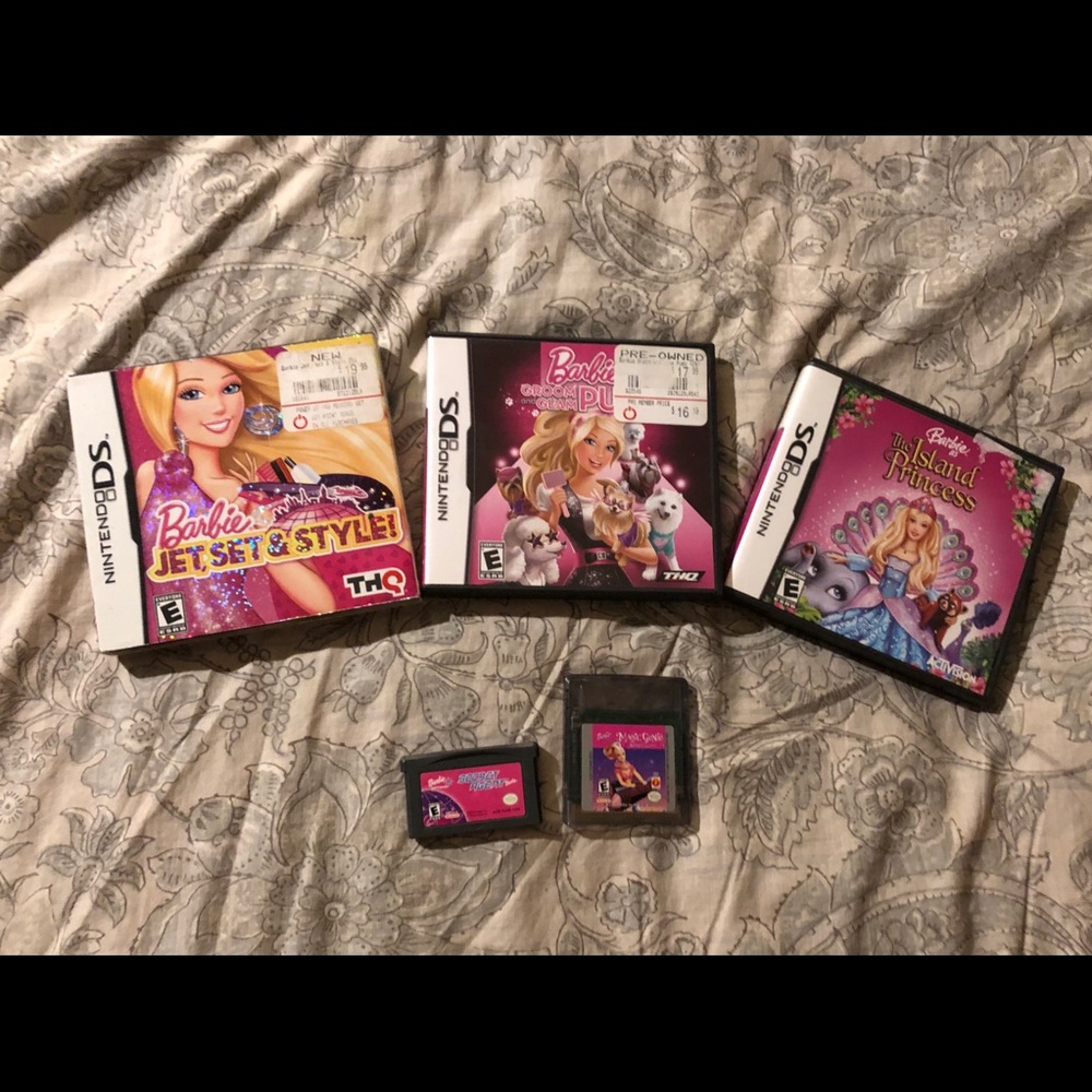 Nintendo DS Bundle of Barbie Games
